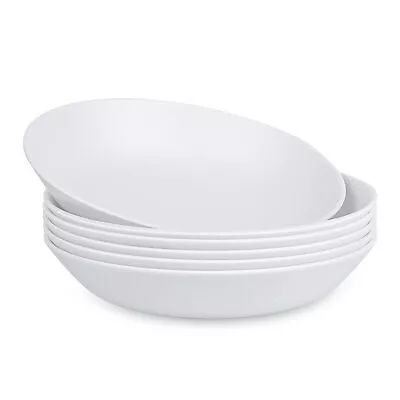 Bamboo Fiber Pasta Bowls 34oz 8.5inch Pasta Bowls Set Of 6 Large Salad Bowl... • $43.32