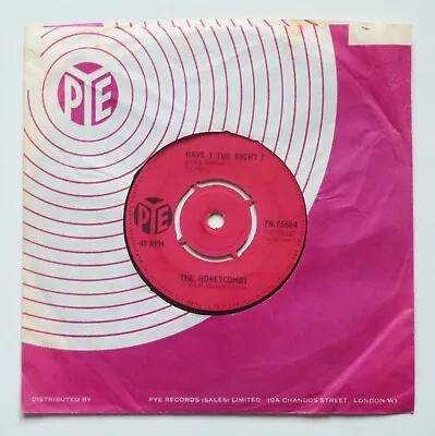 The Honeycombs -  Have I The Right 7  Vinyl Single Record 1964.  7N.15664. EX • £5.99