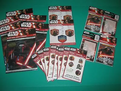 $10.48 • Buy STAR WARS Party Supplies Invitations Decorations Treat Bag Temp Tattoos Huge LOT