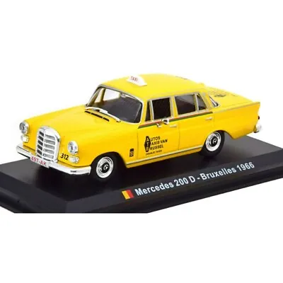 Mercedes 200D Bruxelles 1966 Taxi Cab 1:43 Leo Models Diecast Modelcar • $28.49