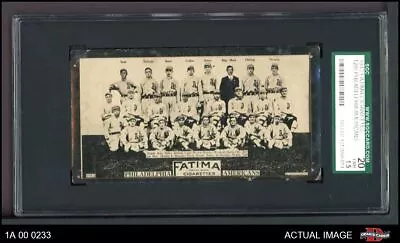 1913 T200 Fatima Teams Philadelphia Americans Athletics SGC 1.5 - FAIR • $550