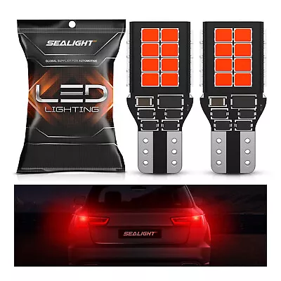 SEALIGHT T15 921 912 LED White Reverse Backup Light Bulb RED Super Bright 3000LM • $9.99