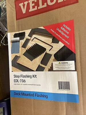 Velux Step Flashing Kit Deck Mount Skylight Gray Fits EDL C01 C06 C04 Sizes New • $75