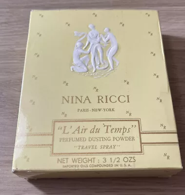 NINA RICCI L’AIR DU TEMPS PERFUMED DUSTING POWDER SPRAY 3.5oz • $195