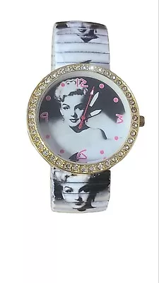 Marilyn Monroe Ladies Watch Expansion Band Crystal Bezel 40 Mm Case  • $14.99