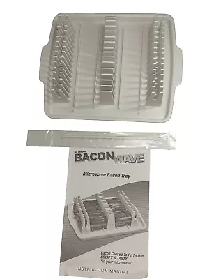 Emson Bacon Wave Microwave Bacon Tray W/Instructions & Skewers NWOB • $8.95