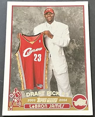 LEBRON JAMES 03-04 Topps #221 RC ROOKIE ! (Corner Ding) CAVALIERS ! • $339.99