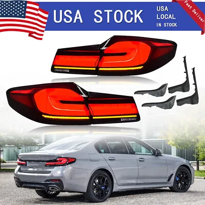 4pcs LED Tail Lights For BMW 5 Series G30 525 530 535 540 2017-2020 Rear Lamp US • $335.97