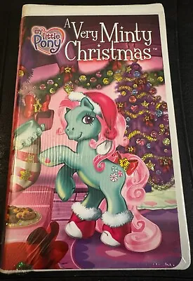 My Little Pony - A Very Minty Christmas (VHS 2005) - Clamshell Package - RARE • $13.90