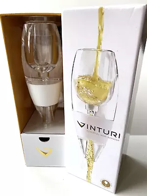 Vinturi White Wine Aerator Essential Pourer DecanterProvides Enhanced Flavor NEW • $32.95