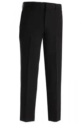 Mens Dress Pants Black 30 32 34 36 38 40 48 X 30 32 Edwards 2534 Flex Waist NEW • $17.99