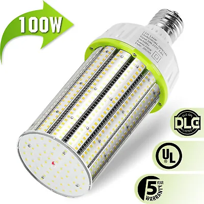 100 Watt LED Corn Bulb E39 Mogul Base Wareshoue Garage Light 6000K Clear 13500LM • $51.83