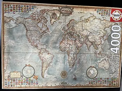 Educa The World Executive Map 4000 Piece Jigsaw Puzzle • £19.95