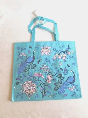 Vera Bradley Market Tote Peacock Garden Eco Foldable Durable Shopping Bags Nwt • $12.55