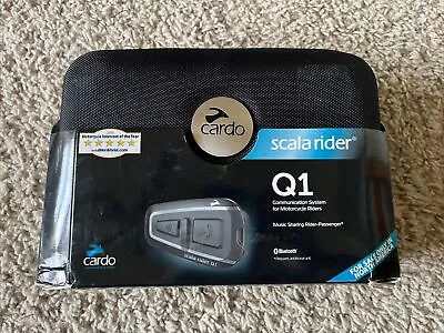 Cardo Scala Rider Q1 Motorcycle Intercom Communicator • $45