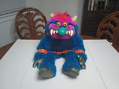 VTG 1986 My Pet Monster AmToy 24  Big Plush Original One Set Of Cuffs 🔥🔥 CLEAN • $549.99