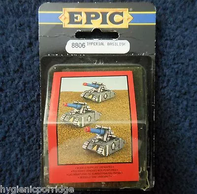 $55.77 • Buy 1991 Epic Imperial Guard Basilisk Self Propelled Gun Citadel 6mm 40K Army MIB GW