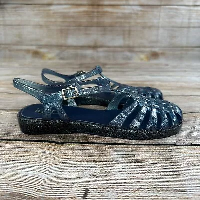 Igor Glitter Jellies Sandals Women Size 5.5 Casual Hook And Loop Sandals - NEW • $19.99