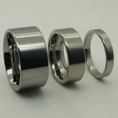 4/8/12mm Width Simple Design Pipe Cut  Hi-tech Scratch Proof  Tungsten Ring • $9.99