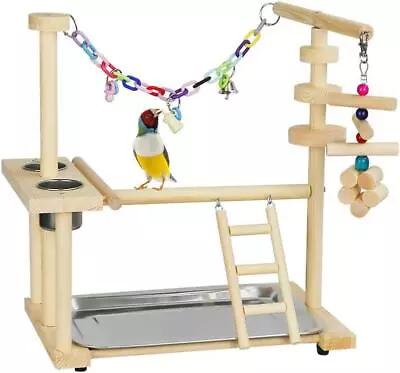 Parrots Bird Playground Birdcage Playstand Play Gym Parakeet Playpen • $84.95