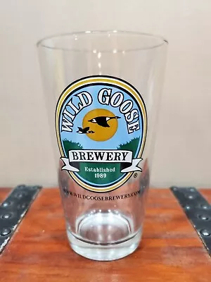 $4.95 • Buy WILD GOOSE Brewery Pint Beer Glass New Glasses 