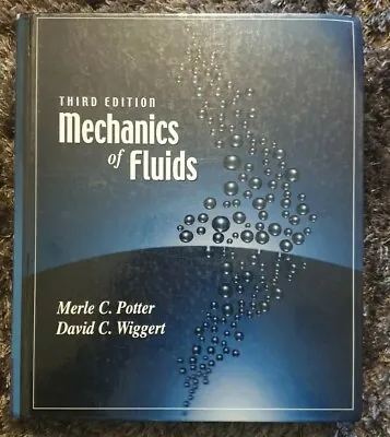 £14 • Buy Mechanics Of Fluids, 3rd Edition By Potter & Wiggert. See Photos For Condition. 
