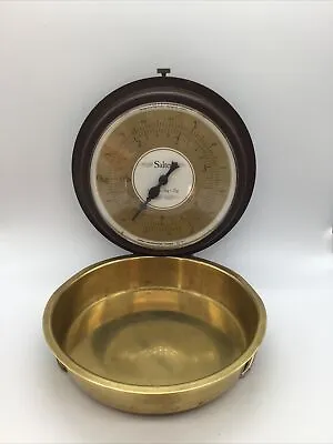 £12.99 • Buy Vintage 1977 SALTER Housewares 3kg X 25g Wall Hanging Weighing Scales Brass Tray