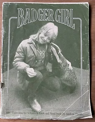 BBC BADGER GIRL Book For Schools VINTAGE 1986 Look And Read READING BOOK • £11