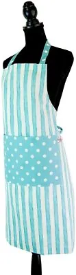 Belle Kitchen Apron – Alice - 100% Cotton With 2 Front Pockets • £6.99