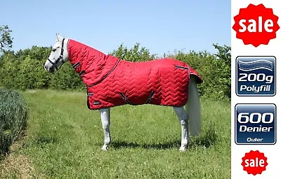 200G STABLE RUG With Detachable Neck  DefenceX Medium Weight Horse Rug • £52.75