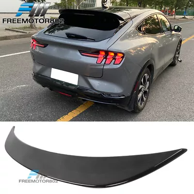 For 21-23 Ford Mustang Mach-E IKON ABS Rear Roof Window Spoiler Wing Gloss Black • $63.99