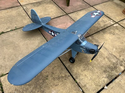 £69.99 • Buy Rc Plane Durafly 1400mm Navy Cub Foam Used 
