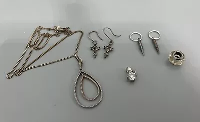 Sterling Silver Jewellery Bundle - All Hallmarked 925. No Reserve • £9.99