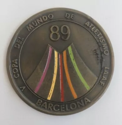 $60 • Buy  Barcelona 1989 IAAF World Championship Athletics Participation Medal
