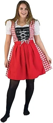 £10.92 • Buy BodySocks Womens Oktoberfest Fancy Dress Size Large Costume Party Red Party 🚚💨