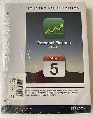 Personal Finance Student Value Edition Plus NEW MyFinanceLab With Pearson EText • $49.95