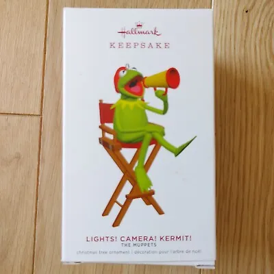 Hallmark Keepsake 2019 LIGHTS! CAMERA! KERMIT! The Muppets • $30.40