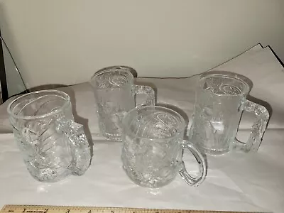 4 Vintage Batman Forever McDonalds Mug Glass Cups 1995 DC Comics  • $15