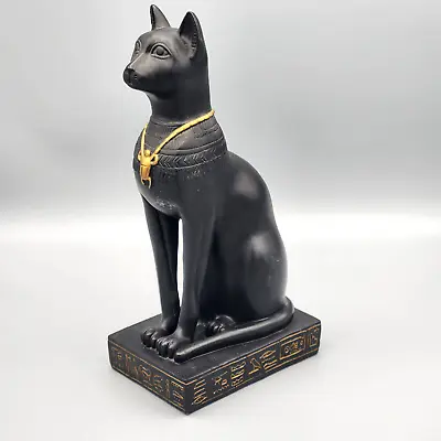 Vintage Bastet Egyptian Cat Goddess Figure / Statue - 9  Tall • $23.99