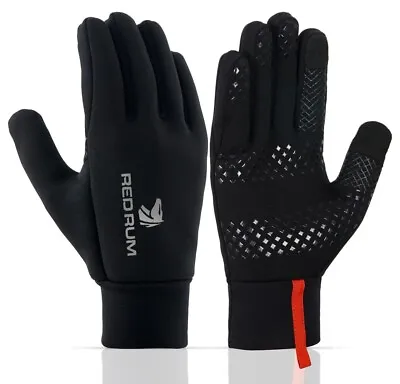 REDRUM Winter Running Gloves Cycling Waterproof Windproof Driving Ski MTB Bike • £7.99