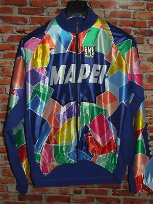 Mapei SANTINI Shirt Bike Jacket Cycling Size XL • $36.86