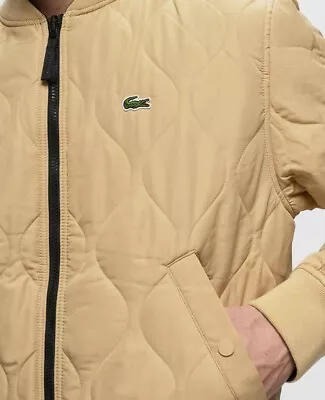Lacoste Reversible Bomber Jacket Size M  /  Jacket Is Water-repellent • £105