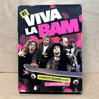 Viva La Bam: Complete Seasons 4 & 5 Uncensored DVD (2005) With Bonus Disc READ D • $39.99
