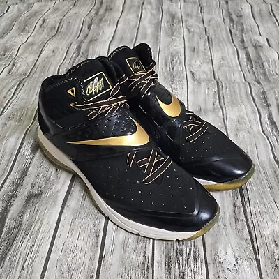 Nike CJ81 Trainer Max Mens 13 MOTOR CITY D TOWNS FINEST Black Gold Megatron • $79.95