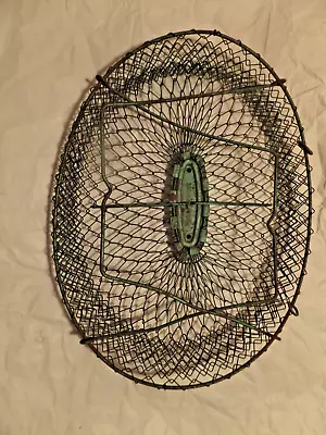 French Collapsible Wire Mesh Egg Basket Fruit Vegetable Farmhouse • $18