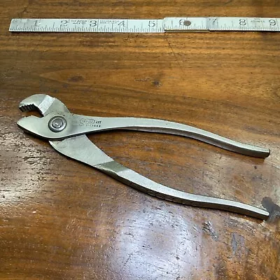 WELLOCT No. 207 By Palmer Bros 7  Battery Pliers Nice Shape. • $12.50