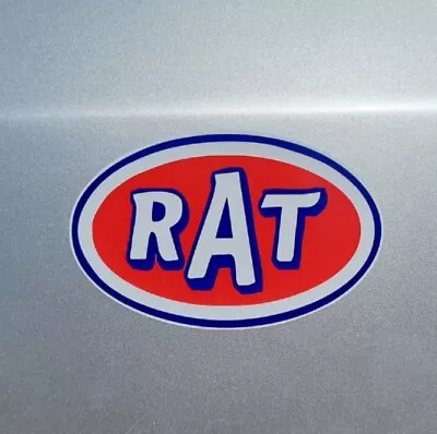 Rat Ratlook Oval Retro Vinyl Sticker For Car Van Bumper Window Laptop 120x77mm • $6.13