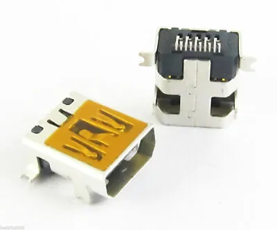 50Pcs Mini USB Jack Female Socket Connector 10 Pin DIP Free Shipping • $10.15