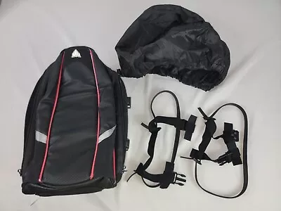 Motorcycle Waterproof Backpack Expandable Full Face Helmet Motorbike Mach Bag • $55