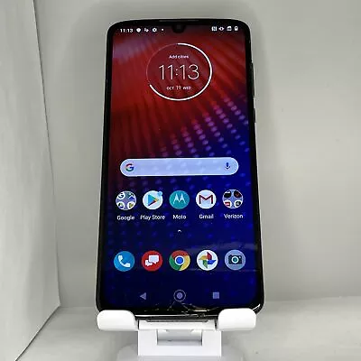 Motorola Moto Z4 - XT1980-4 - 128GB - Black (Verizon - Unlocked)  (s15772) • $68.60